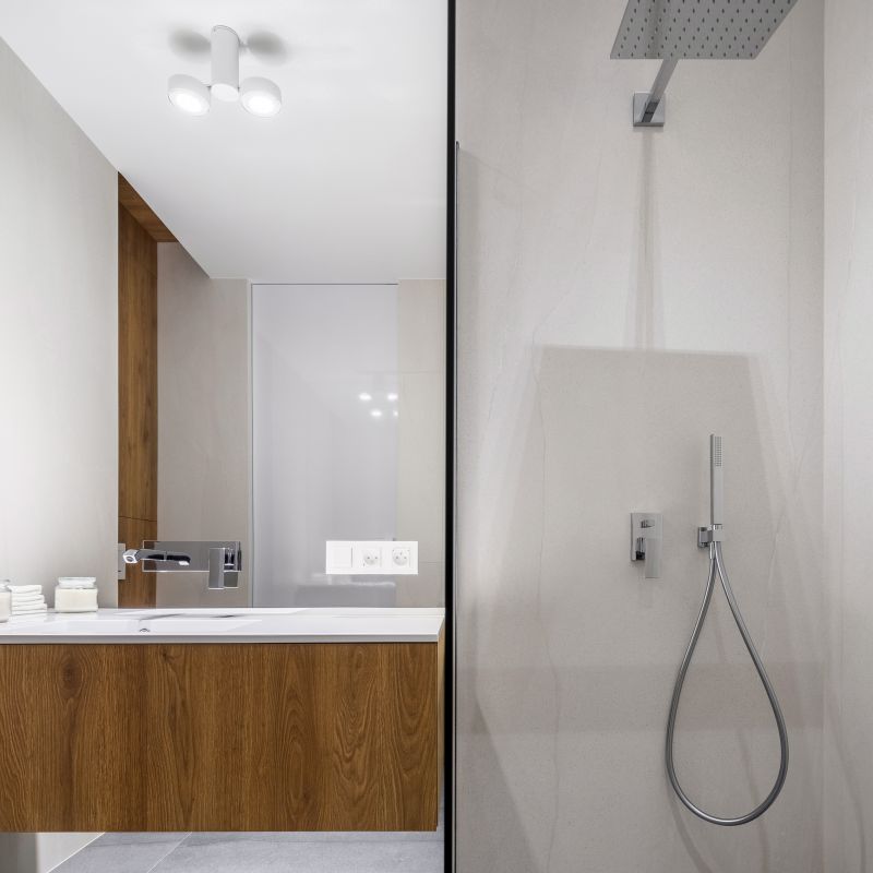 Luxury Shower with Multiple Heads
